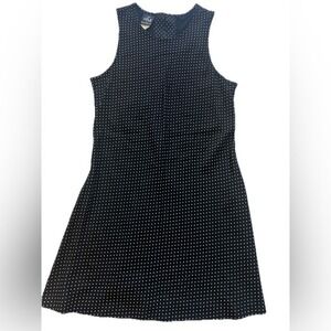 My Michelle Black White‎ Polka Dot Sleeveless A-Line Dress Size 13/14